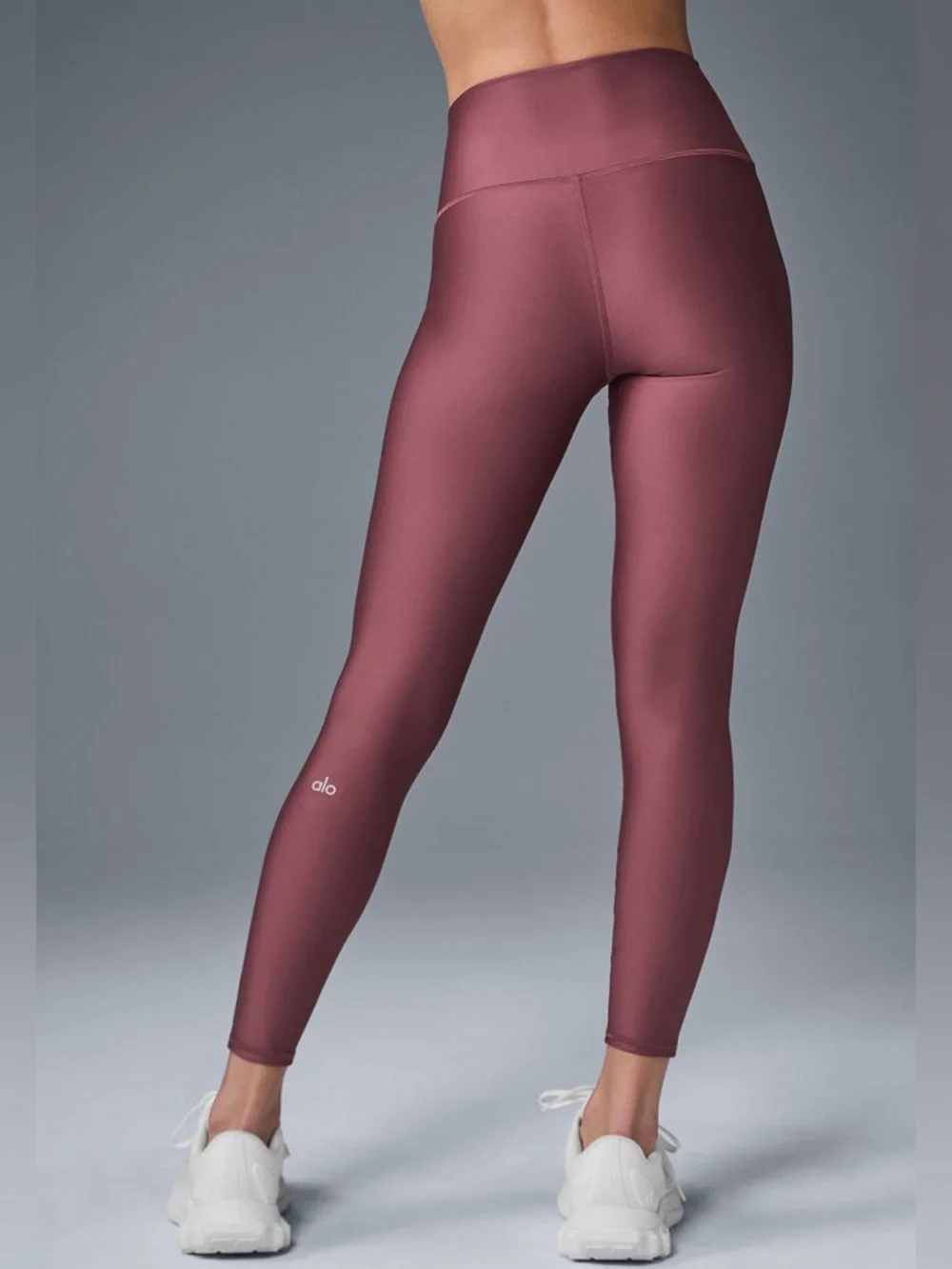 Alo Yoga 7/8 High-Waist Airlift Legging in Burgundy Truffle